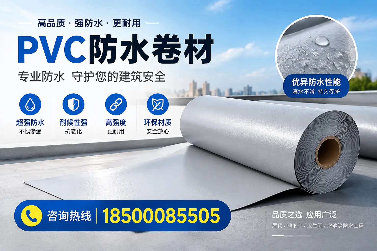 六安地区pvc防水卷材的市场现状与发展趋势